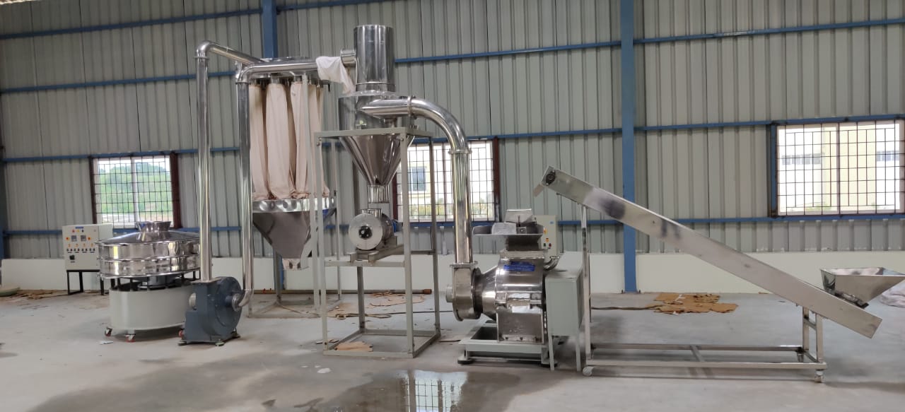 Chilly and Masala Powder Processing Plant , Spice, Masala, Herbs Plant machines